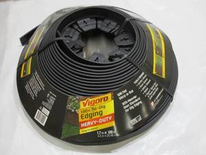 lot 361 image: Vigoro Heavy-Duty 100 ft. No-Dig Edging - NEW