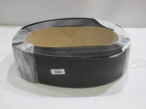 lot 364 image: ROPPE Black 6.25 in. x 18 in. x 48 ft Thermoplastic Rubber Wall Cove Base