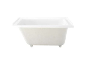 lot 374 image: Swiss Madison Voltaire 48 in. x 32 in. Acrylic Rectangular Drop-in Right-Hand Drain Bathtub in Glossy White