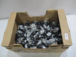 lot 398 image: Lot of 113 Everbilt 2 in. Soft Rubber Swivel Plate Casters with 90 lb. Load Ratings