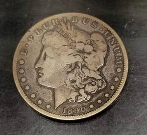 1890-CC CARSON CITY MORGAN SILVER DOLLAR