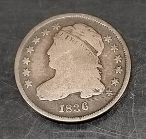 1836 US BUST DIME