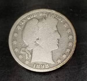 1898-O BARBER HALF DOLLAR BETTER DATE COIN