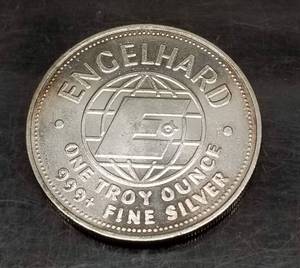 1982 ENGELHARD AMERICAN PROSPECTOR 1 TROY OZ .999 FINE SILVER