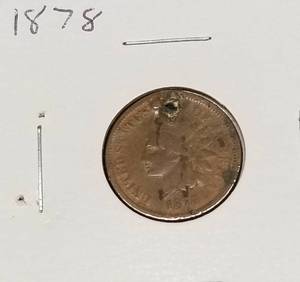GROUP OF 4 INDIAN HEAD CENTS 1878 1880 1895 1902