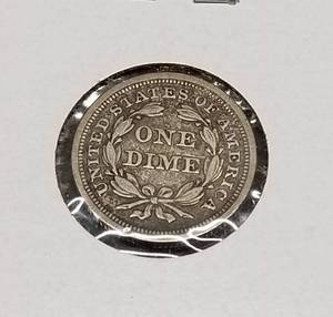 1853 w-Arrows SEATED LIBERTY DIME VF OR BETTER