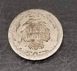 1891-S US SEATED LIBERTY DIME
