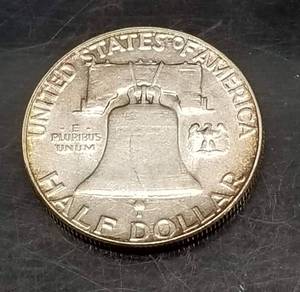 1953 FRANKLIN HALF DOLLAR UNC