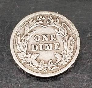 1915-S BARBER DIME