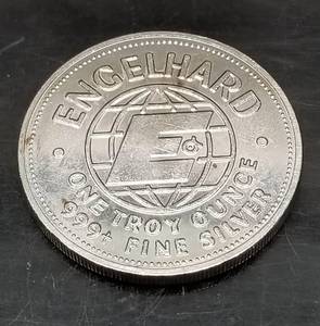 1982 ENGELHARD AMERICAN PROSPECTOR 1 TROY OZ .999 FINE SILVER