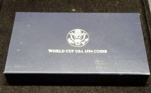 1994 US MINT 3 COIN GOLD & SILVER WORLD CUP SET .24 OZ GOLD INCLUDED