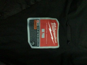Milwaukee Mens Large M12 12V Lithium-Ion Cordless TOUGHSHELL Black Heated Jacket