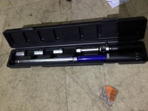 MICHAELPRO 12 in. Drive Click Through Torque Wrench Lug Wrench with 3 Sockets (17-19-21 MM)