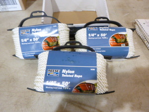 lot 156 image: 3 Spools of Reese Nylon Twisted Rope