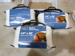 lot 159 image: 3 Spools of Reese Nylon Twisted Rope