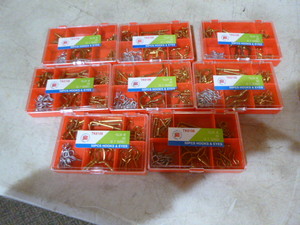 lot 195 image: 8 Packs of PTC Hooks and Eyes