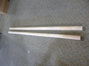lot 209 image: 2 Wooden Rails