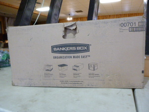 lot 275 image: Case of Bankers Box Heavy Duty Storage Boxes with Lids