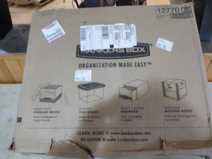 lot 276 image: Case of Bankers Box Heavy Duty Storage Boxes with Lids