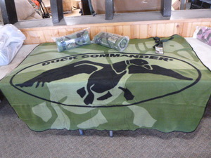 lot 299 image: 3 Duck Commander Fleece Throws