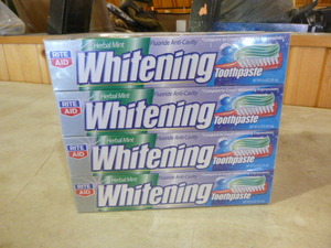 lot 314 image: 12 Tubes of Rite Aid Whitening Toothpaste