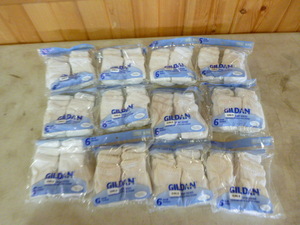 lot 334 image: 1 Dozen Packs of Gilden Girls White Sports Socks