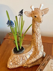 Adorable Giraffe Planter and Decorative Trivet