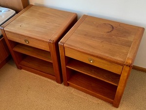 Pair of Vintage d-Scan Night Stands