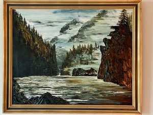 Framed Landscape Painting