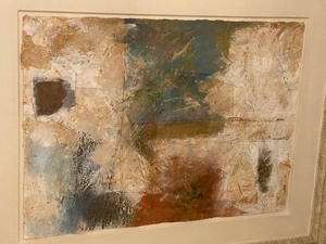 Very Large Framed Mixed Media Artwork by Starlie Sokol