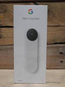 lot 5 image: Google - Nest Doorbell Battery - Snow - NEW - Sealed