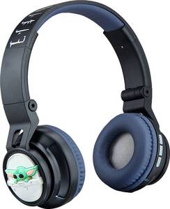 lot 2 image: eKids - Star Wars The Mandalorian The Child Bluetooth Headphones - Black