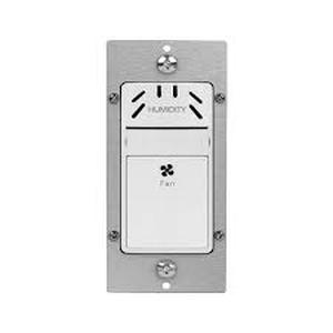 lot 11 image: 3 Amp 3-Speed Humidity Sensor Switch in Bathroom Fan Control in White