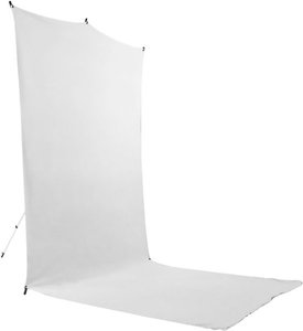 lot 69 image: Savage Universal - 5 x 12 White Travel Photo Backdrop Kit - White