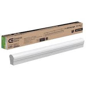 lot 80 image: Commercial Electric Direct Wire Power 2 ft. White Strip Light Fixture