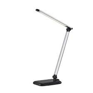 lot 95 image: Adesso 25 in. Black and Silver LED Desk Lamp with Color Temperature Changing