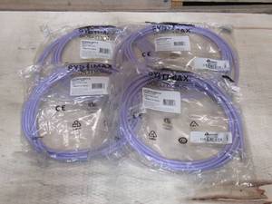 lot 89 image: 4-Pack - 10FT SYSTIMAX Patch Cable CPC6642-03F010 D8PS-GY10 RJ-45 (M) to (M) (40ft total)