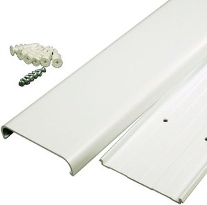 lot 92 image: Legrand - Wiremold On-Wall Flat Screen TV Cable Concealment Kit - White