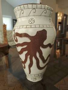 lot 42 image: Handmade Vase