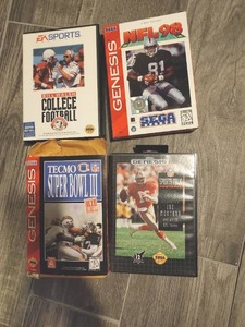 lot 154 image: Four Sega Genesis Football Games