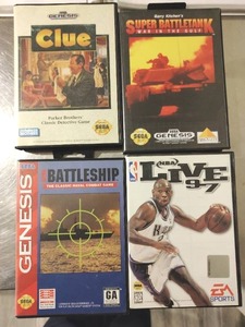 lot 156 image: Four Sega Genesis Games