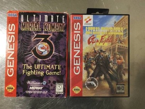 lot 162 image: Two Sega Genesis Games