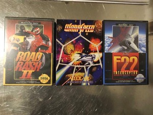 lot 166 image: Three Sega Genesis Games