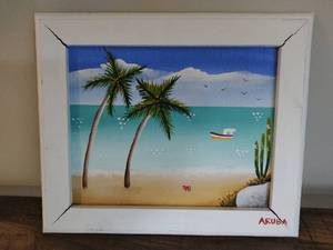 lot 117 image: Painting from Aruba