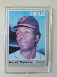 lot 99 image: 1970 TOPPS Orioles Frank Robinson Baseball Trading Card #700