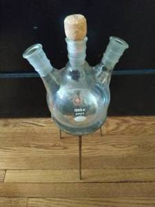 lot 326 image: Flask And Stand