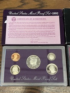 1980 & 1992 U.S. Proof Sets