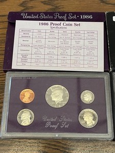 1981 & 1986 U.S. Proof Sets