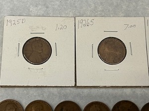 Lot Of (38) Wheat Pennies