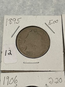Lot Of (5) Liberty V-Nickels